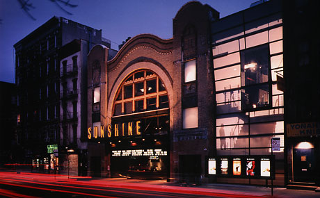 The Landmark Sunshine Cinema in East Village.
